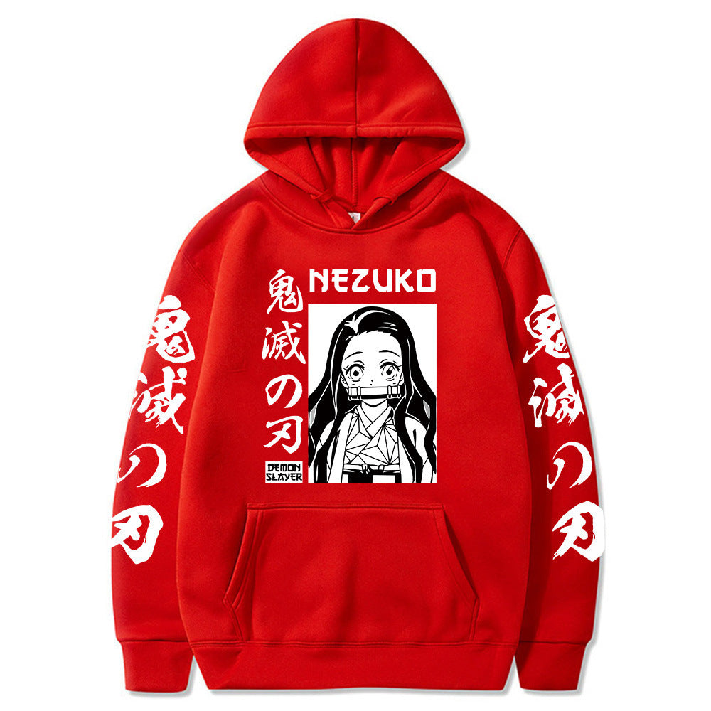 Demon Slayer Black Hoodie - Casual Loose Fit