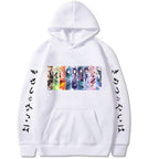 Hooded Sweatshirt with Demon Slayer Comic Print