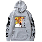 Demon Slayer Rengoku Kyoujurou Printed Hoodie
