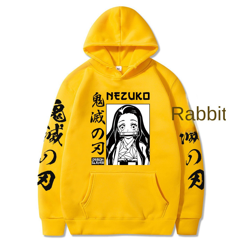 Demon Slayer Black Hoodie - Casual Loose Fit