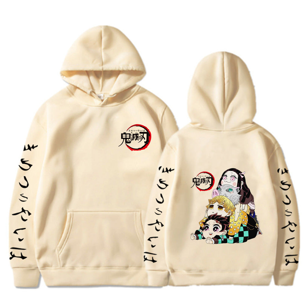Demon Slayer Loose Hooded Sweatshirt