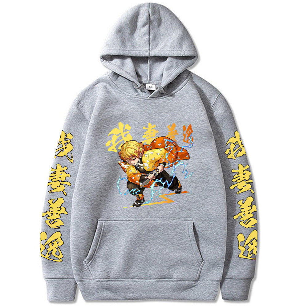 Demon Slayer Zenitsu Agatsuma Printed Hoodie