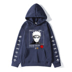 Naruto Whirlpool Print Hoodie - Large Size