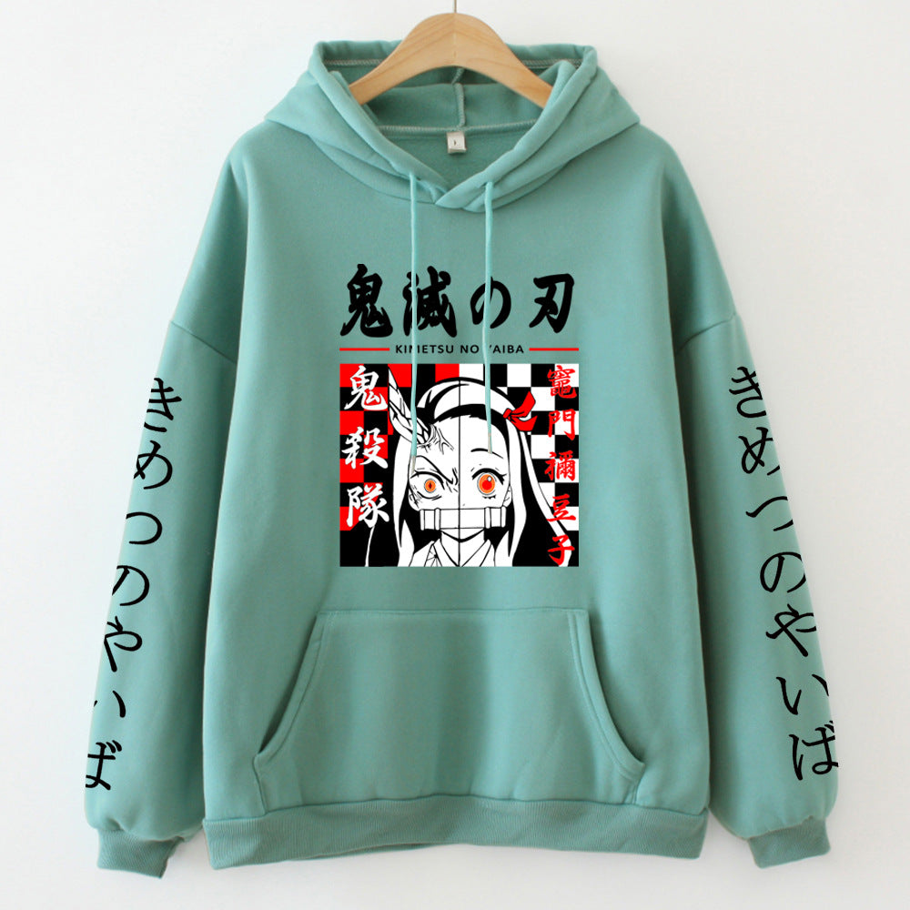 Demon Slayer Loose Hooded Sweatshirt