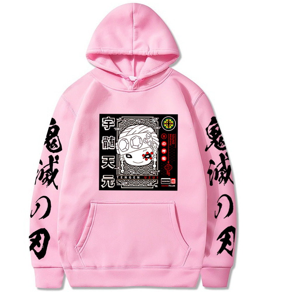 Demon Slayer Printed Hoodie - Harajuku Style