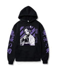 Ghost Slayer Blade Hoodie - Charcoal Jiro Print