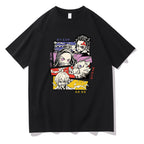 Demon Slayer Print Short Sleeve Top