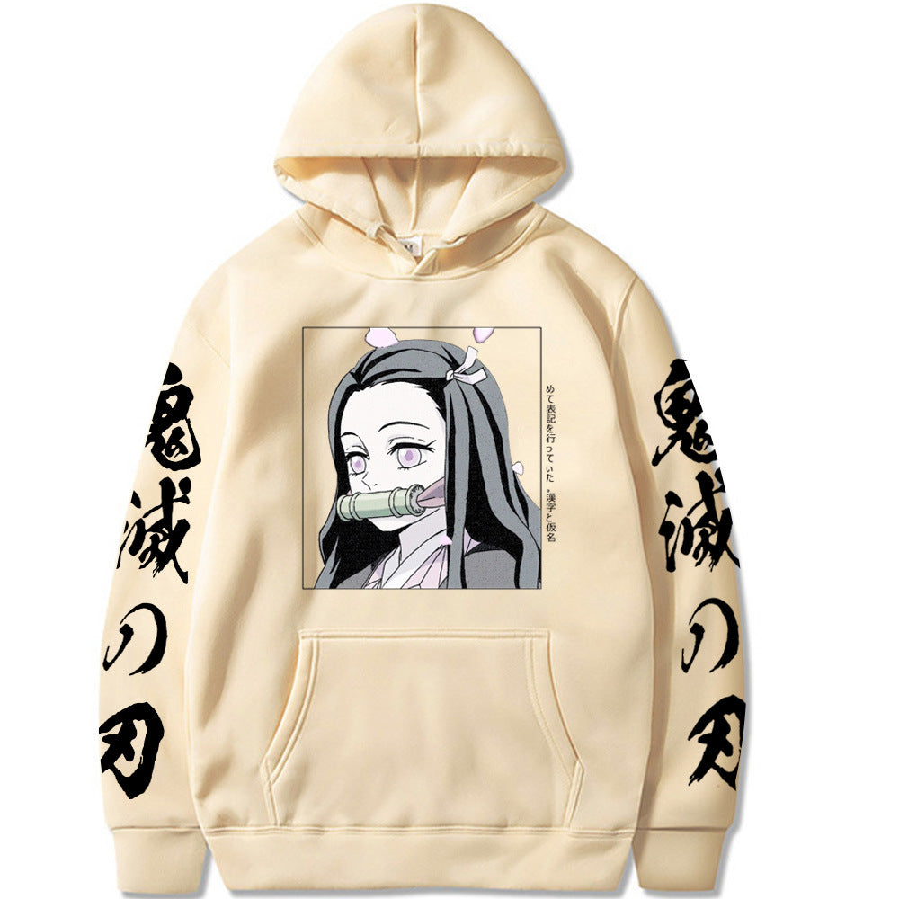 Demon Slayer Loose Hoodie - Harajuku Style