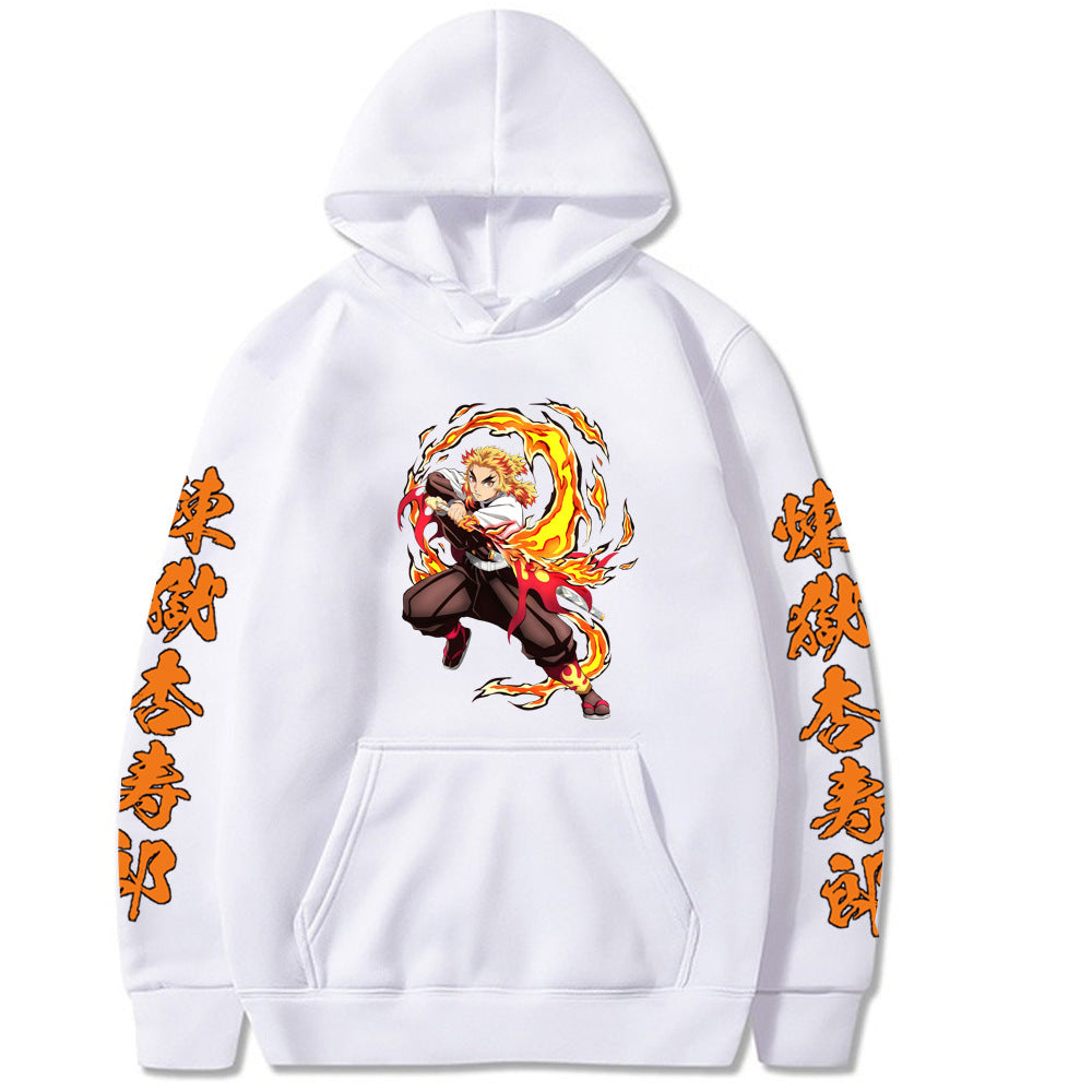 Demon Slayer Rengoku Kyoujurou Hooded Sweatshirt