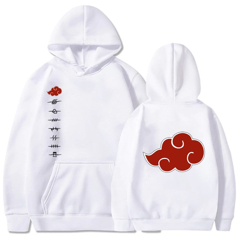 Naruto Printed Fleece-lined Cotton Hoodie