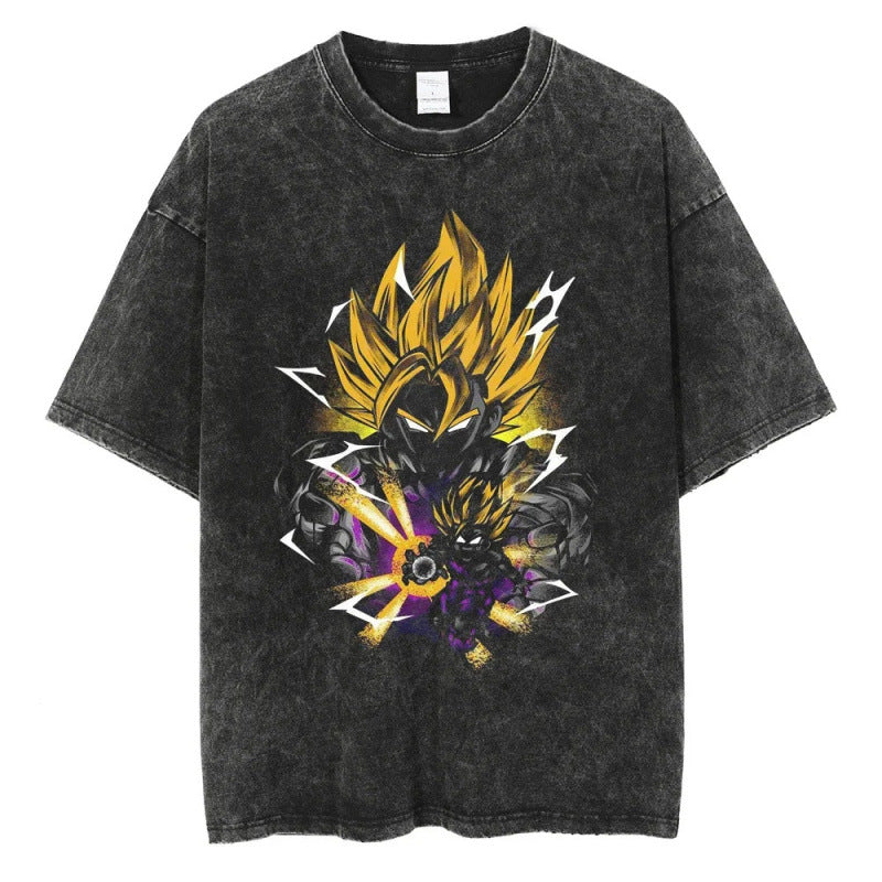 Summer Dragon Ball Anime Pattern T-Shirt