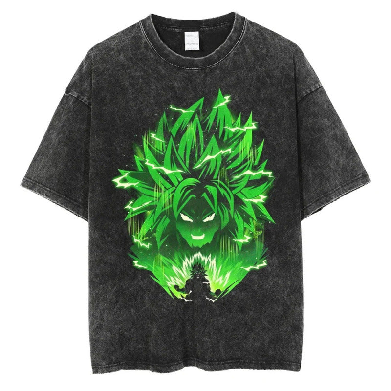 Summer Dragon Ball Anime Pattern T-Shirt