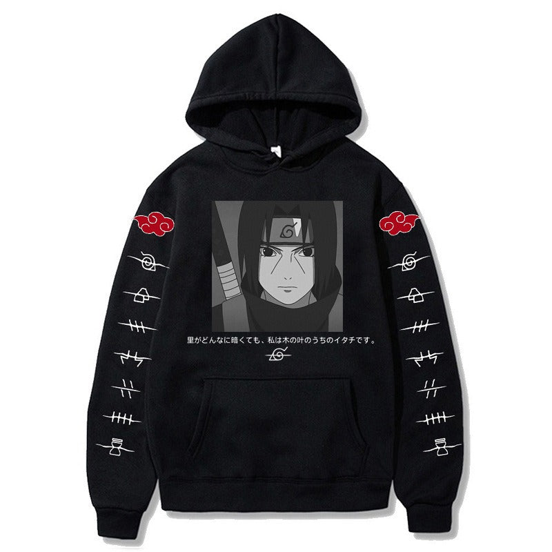 Harajuku Naruto Itachi Graffiti Youth Sweater