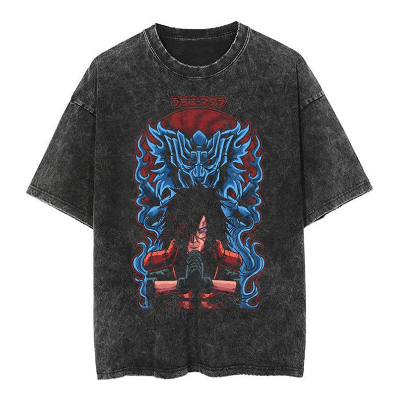 Oversize Vintage Naruto Anime T-shirt