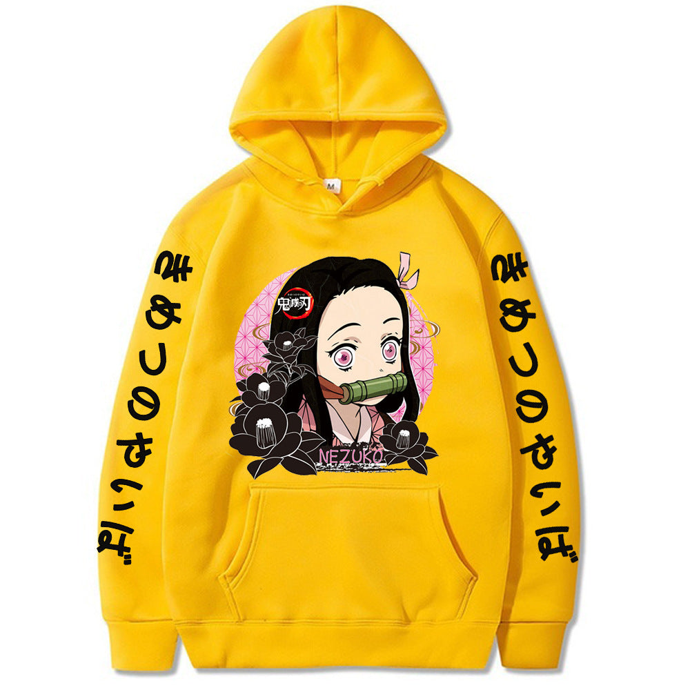 Demon Slayer Printed Hooded Sweatshirt