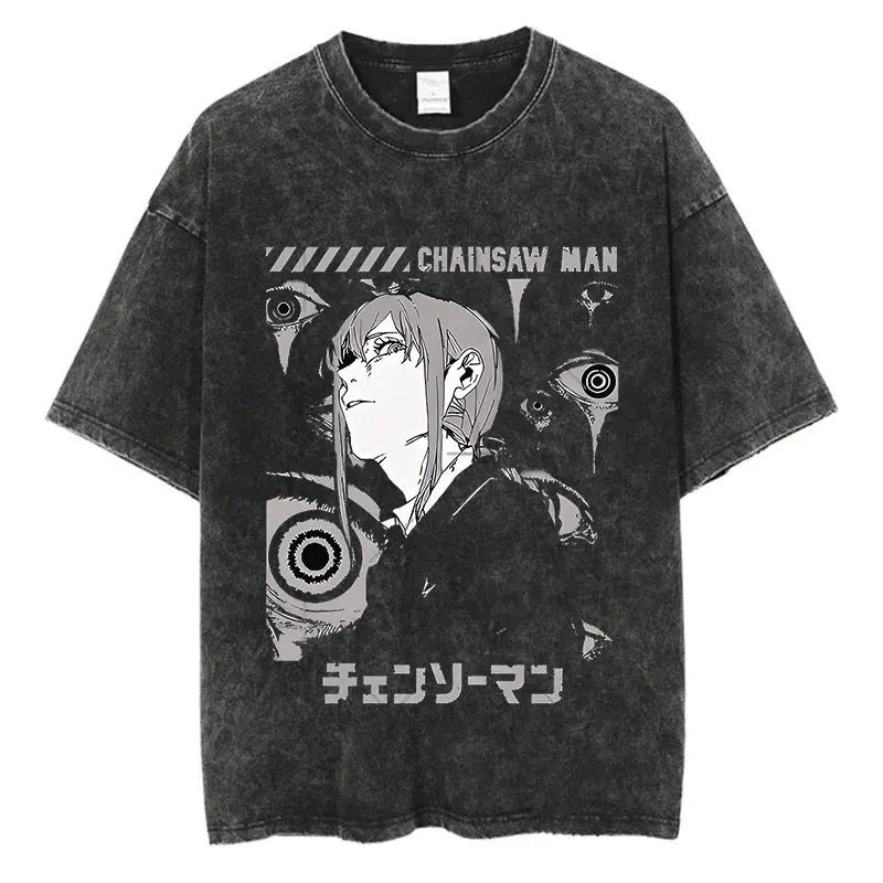 Demon Slayer Vintage Anime T-Shirt - Summer Cotton