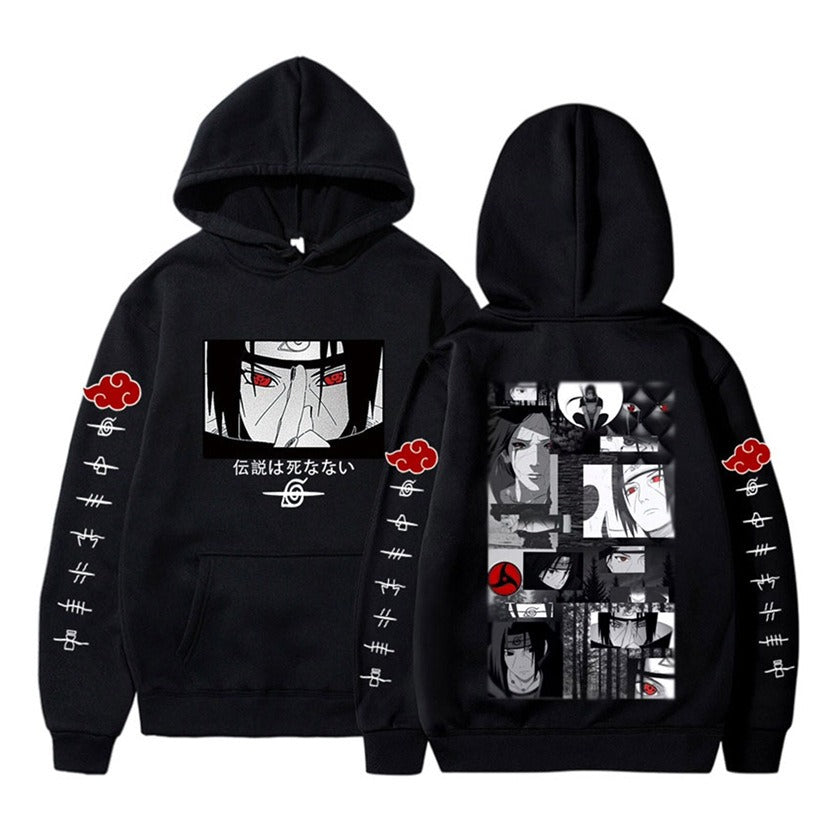 Harajuku Naruto Itachi Graffiti Youth Sweater