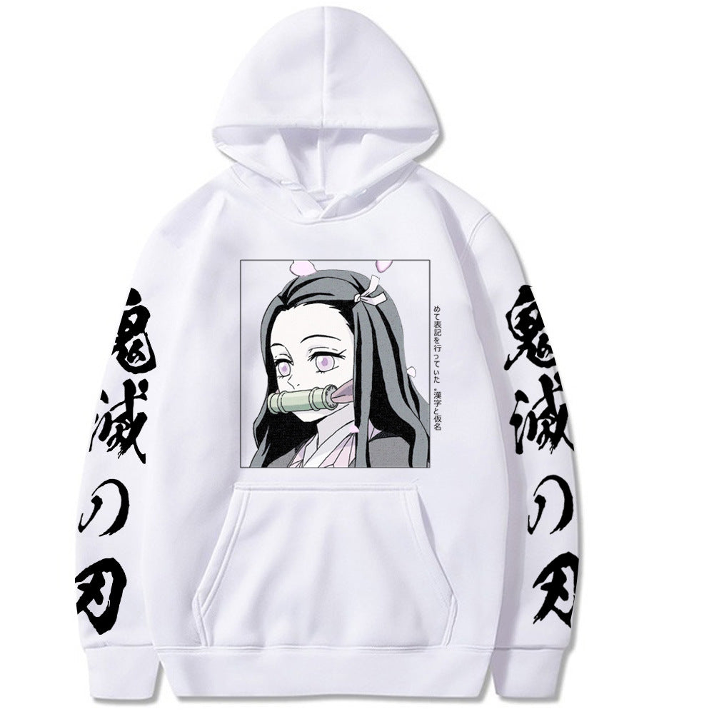 Demon Slayer Loose Hoodie - Harajuku Style