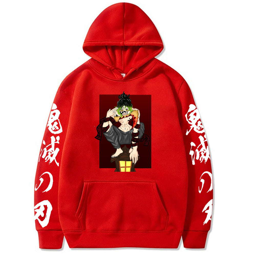 Demon Slayer Daki and Gyutaro Print Sweatshirt