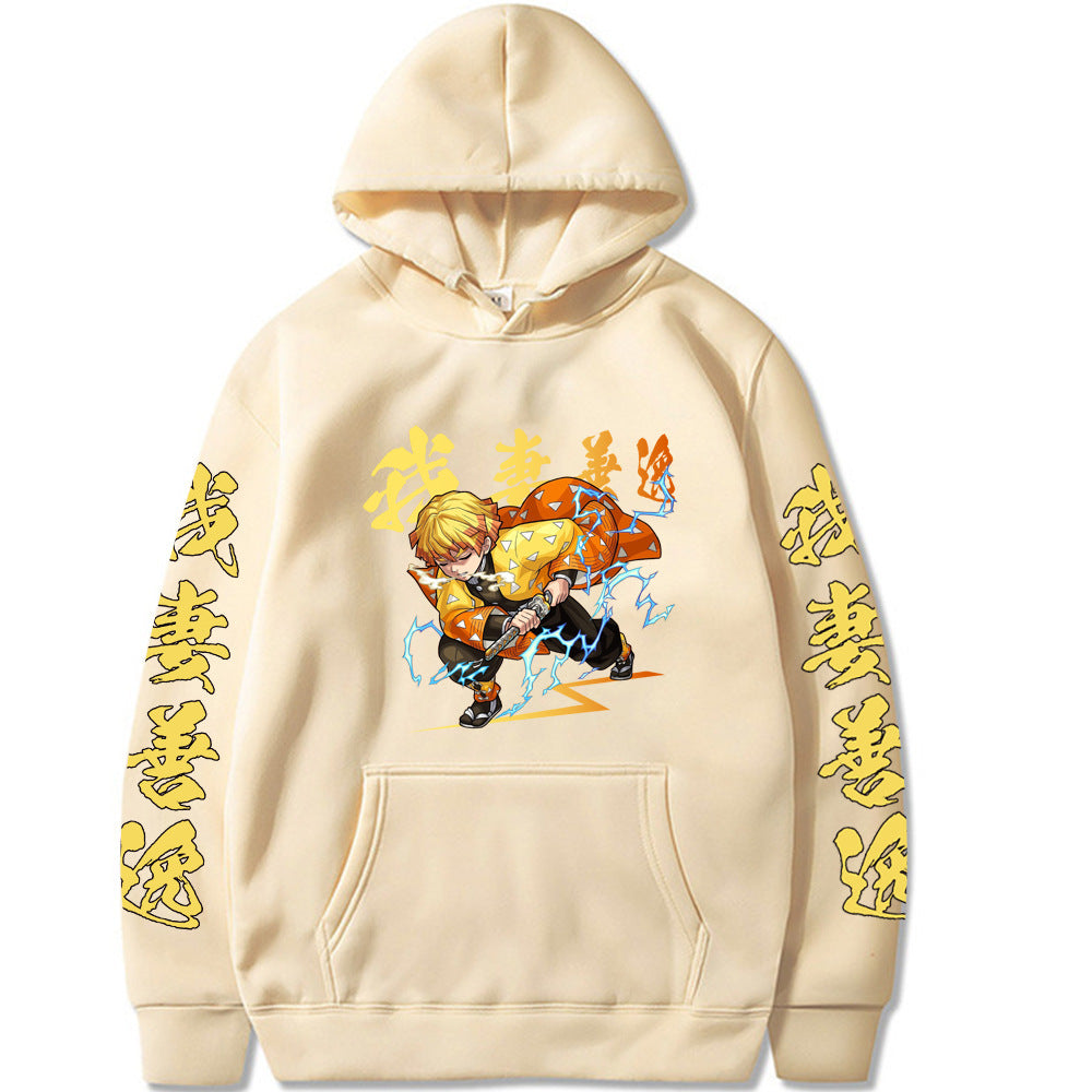 Demon Slayer Zenitsu Agatsuma Printed Hoodie