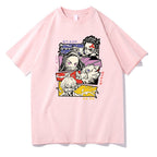 Demon Slayer Print Short Sleeve Top