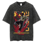 Demon Slayer Vintage Anime T-Shirt - Summer Cotton