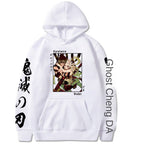 Demon Slayer Daki and Gyutaro Hoodie Sweatshirt