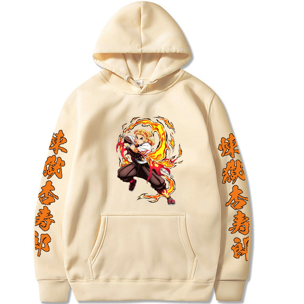 Demon Slayer Rengoku Kyoujurou Hooded Sweatshirt