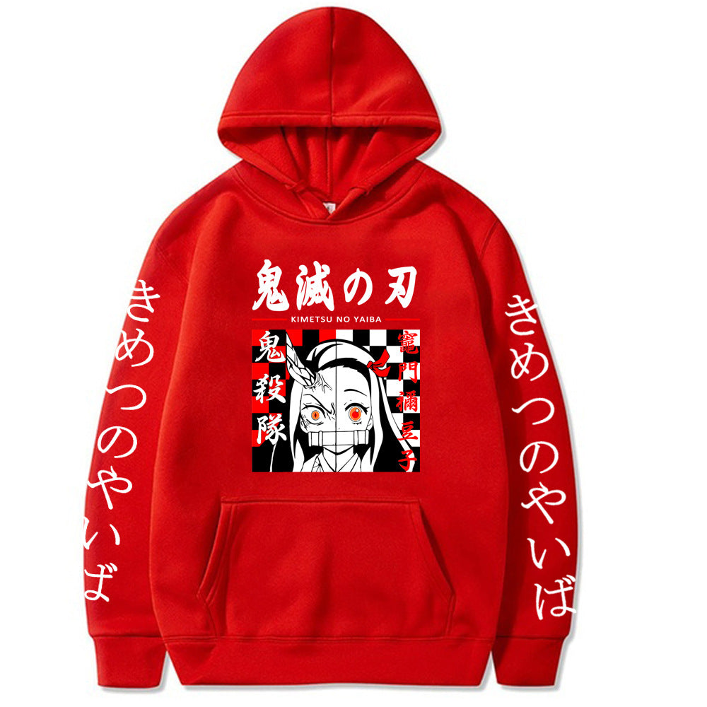 Demon Slayer Loose Hooded Sweatshirt