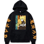 Zenitsu Agatsuma Demon Slayer Loose Hoodie Sweatshirt