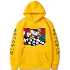 Demon Slayer Yellow Hoodie Sweatshirt