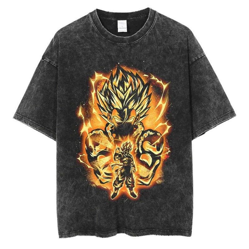 Summer Dragon Ball Anime Pattern T-Shirt