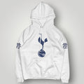 Tottenham Hotspur FC Essential White Hoodie - Minimalist THFC Retro Streetwear