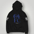 Chelsea FC Heritage 1905 Lion Hoodie – Vintage Blue & Black Streetwear Pullover