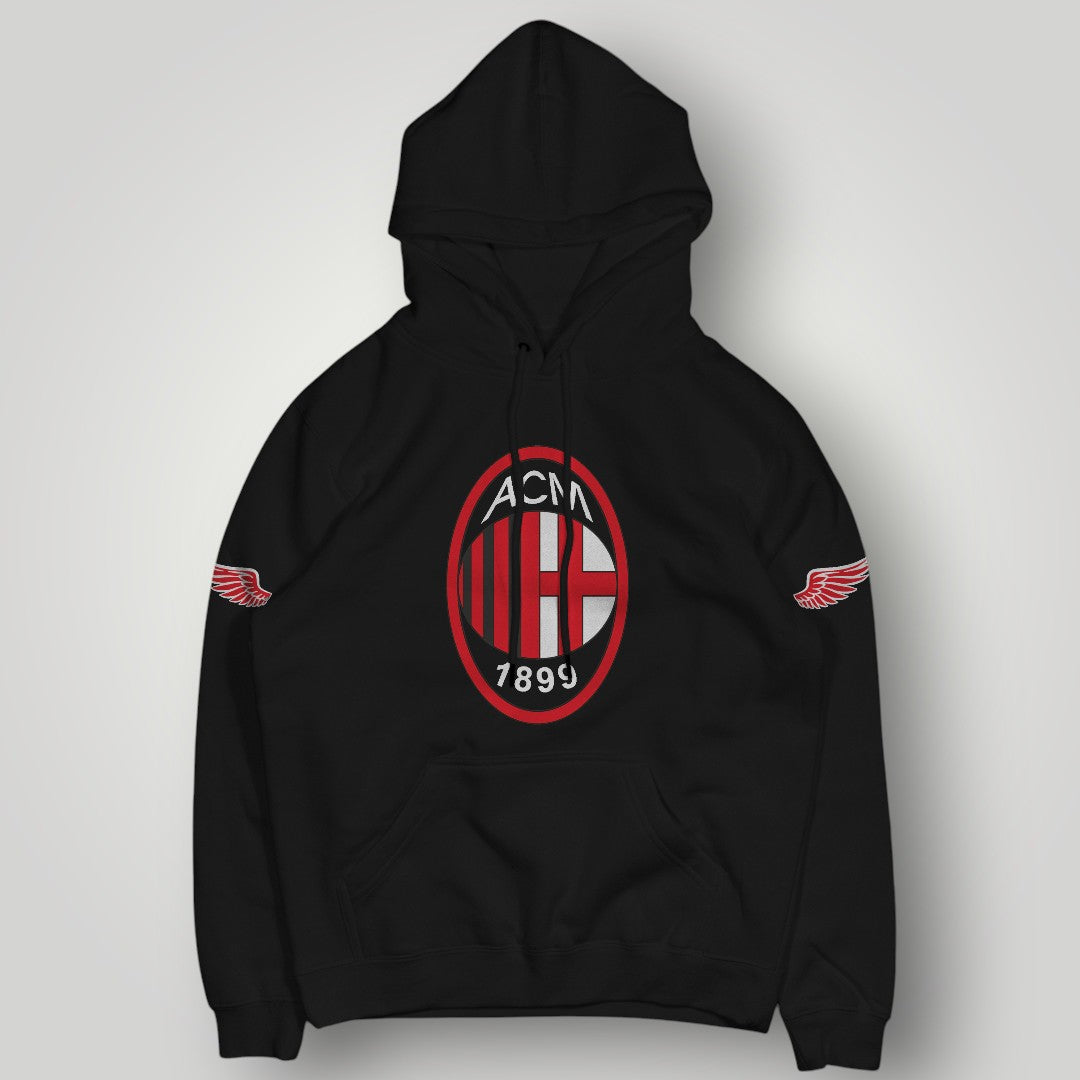AC Milan Fan Hoodie - Rossoneri Heritage Graphic Wings Pullover