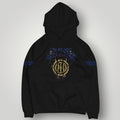 Inter Milan "Biscione" Gold Edition Hoodie - Luxury Snake Graphic Streetwear - Premium Black Nerazzurri Fan Pullover