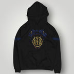Inter Milan "Biscione" Gold Edition Hoodie - Luxury Snake Graphic Streetwear - Premium Black Nerazzurri Fan Pullover
