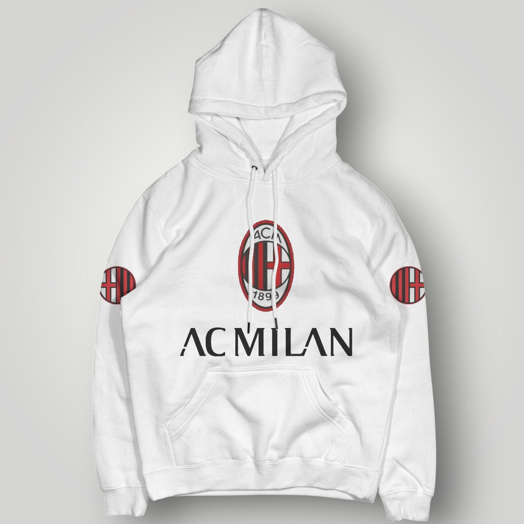 AC Milan "Rossoneri" Collection Hoodie - 1899 Crest & Devil Graphic Streetwear