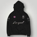 Liverpool F.C. Heritage Black Hoodie - European Nights Edition with Champions League Patches