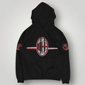AC Milan "Ultra Spirit" Graphic Hoodie - Rossoneri 1899 Stripe & Crest Edition