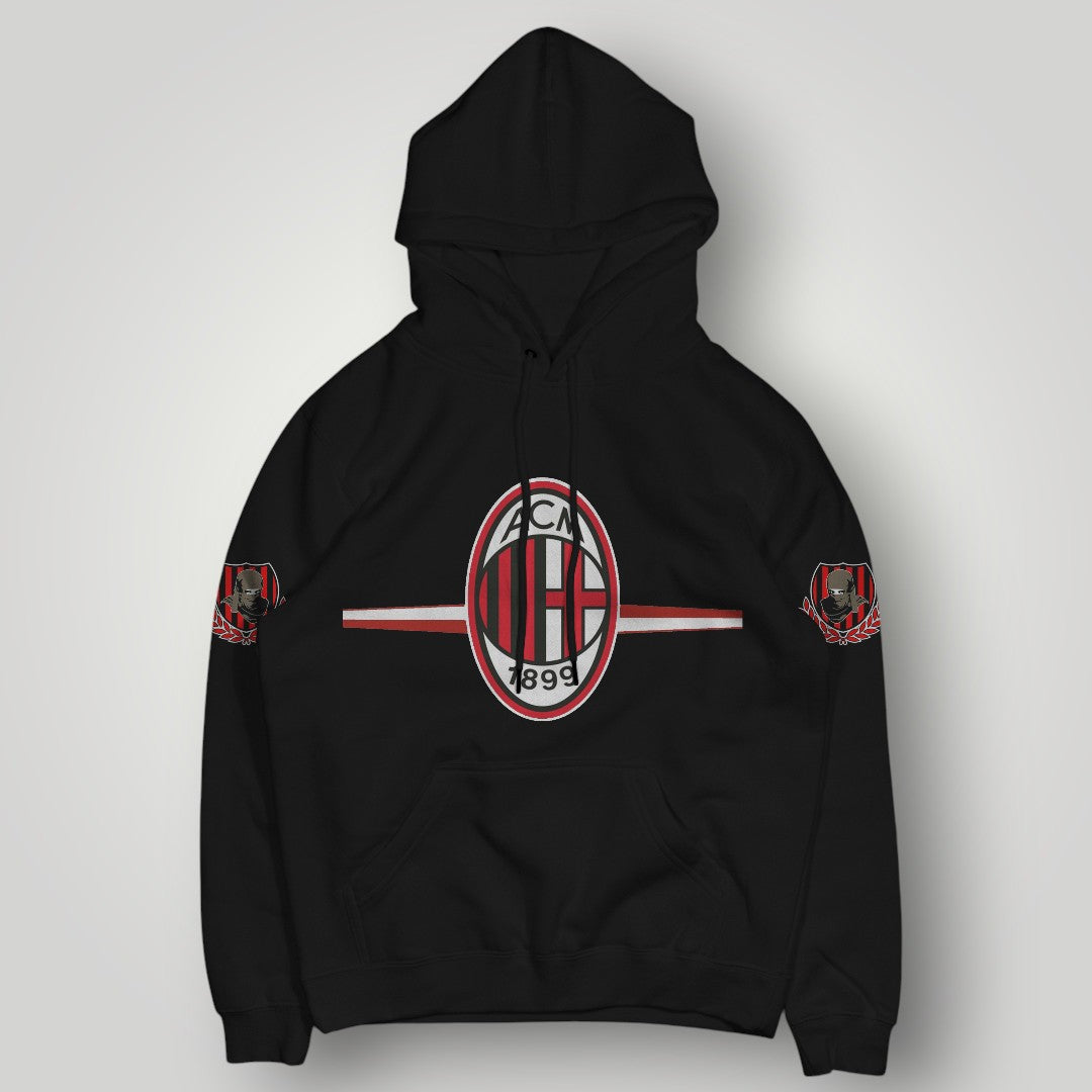 AC Milan "Ultra Spirit" Graphic Hoodie - Rossoneri 1899 Stripe & Crest Edition