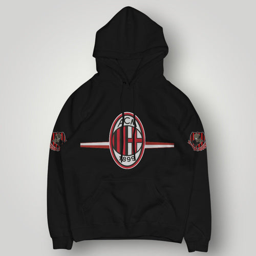 AC Milan "Ultra Spirit" Graphic Hoodie - Rossoneri 1899 Stripe & Crest Edition