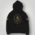 Real Madrid "Kings of Europe" Trophy Hoodie - Golden Legacy Edition Black Pullover