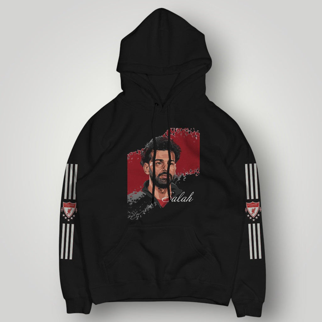 Mohamed Salah Liverpool F.C. Art Hoodie - The Egyptian King Signature Graphic Pullover