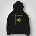 BVB 09 Borussia Dortmund Cross Graphic Hoodie – Black & Yellow Urban Streetwear