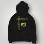 BVB 09 Borussia Dortmund Cross Graphic Hoodie – Black & Yellow Urban Streetwear