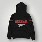 Arsenal FC "Gunners" Hoodie | Premium Black Cannon Graphic Sweatshirt