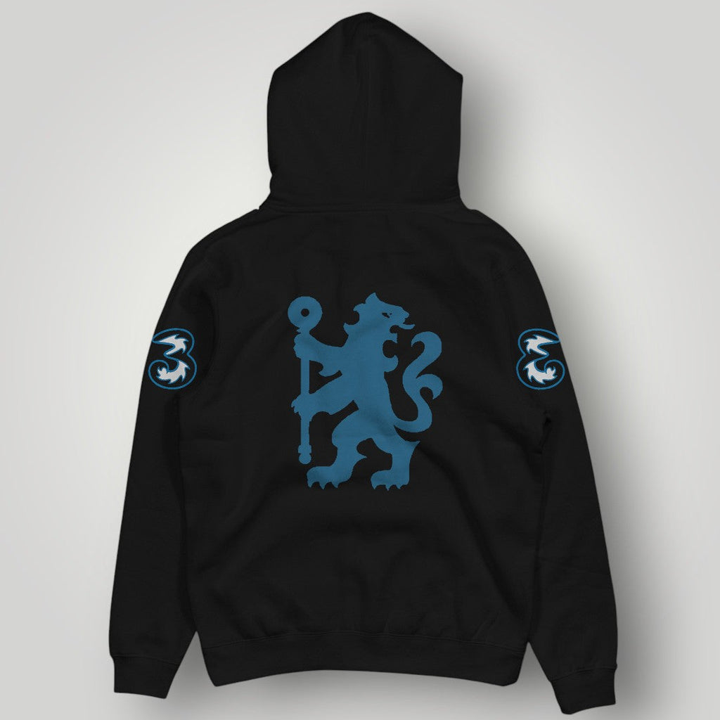 Chelsea FC Blue Star Edition Hoodie – Midnight Blue Lion Crest Heritage Pullover