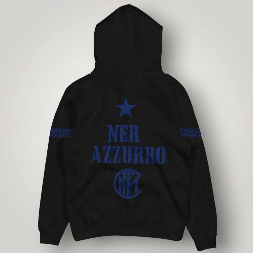 Inter Milan "Biscione" Gold Edition Hoodie - Luxury Snake Graphic Streetwear - Premium Black Nerazzurri Fan Pullover