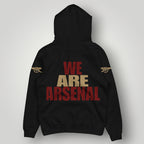 Arsenal FC "Gunners" Hoodie | Premium Black 1886 Cannon Sweatshirt